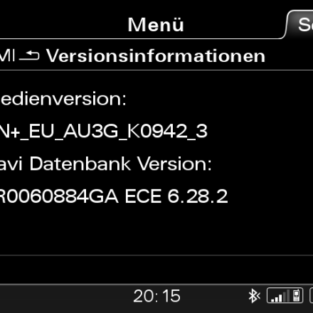 MMI 3G+ (2012-2016)