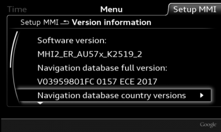 Mise à jour logiciel - MMI MIB2 Audi Harman