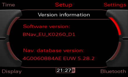 Mise à jour logiciel + GPS - MMI 3G Basic