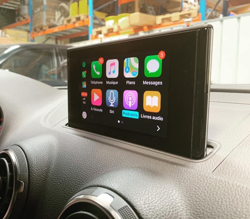 Boîtier Apple CarPlay - Équipement auto