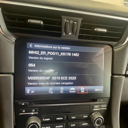 Mise à jour logiciel - PCM 4.0 Porsche MHI2 Harman