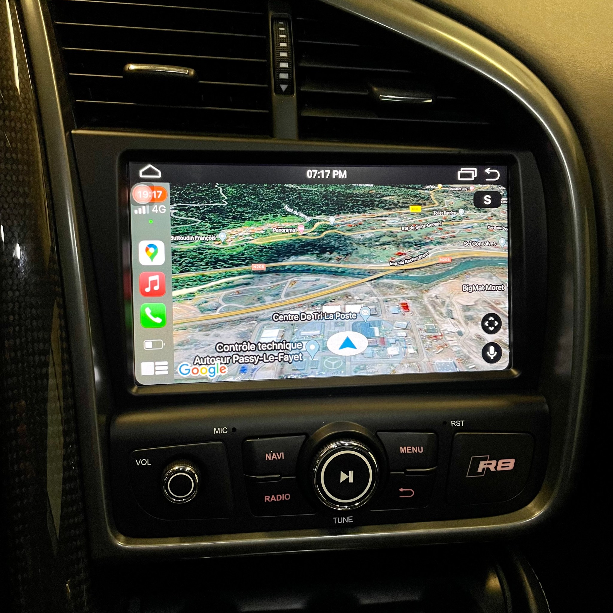 Autoradio GPS Android AUDI R8 compatible APPLE CARPLAY RMS Autotechnik