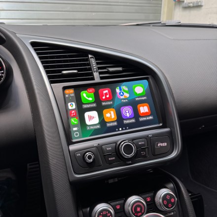 Autoradio GPS Android AUDI R8 compatible APPLE CARPLAY