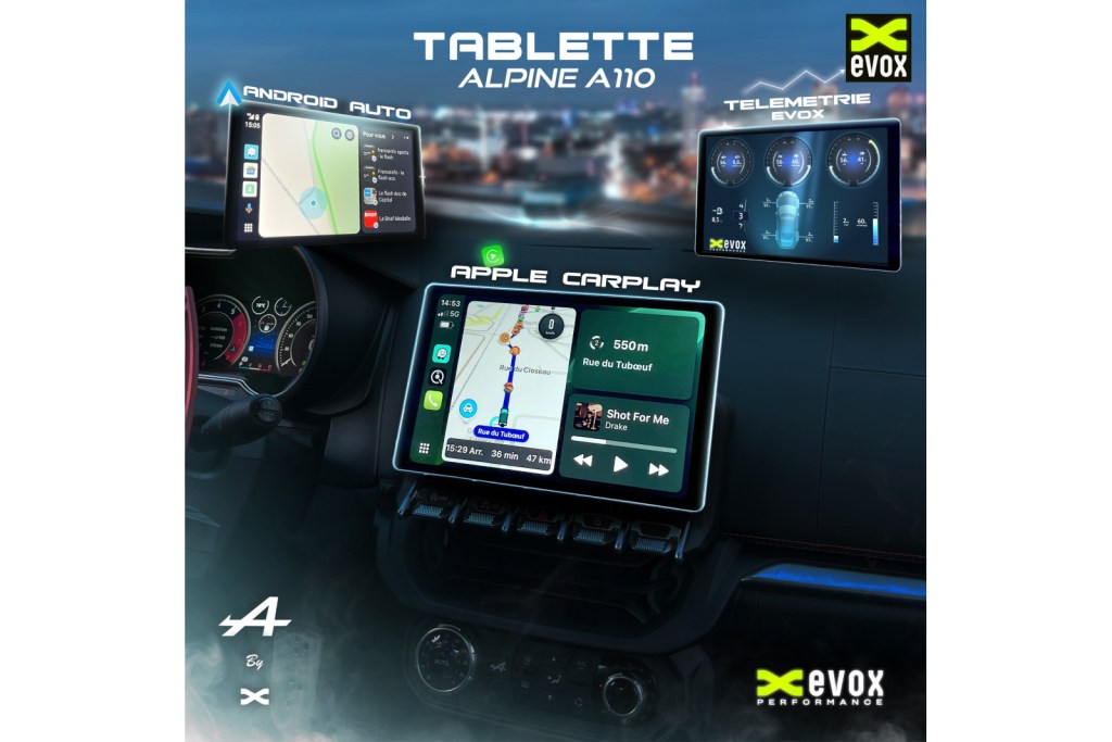Tablette tactile Apple CarPlay & Android & Télémétrie Trackdays pour ...